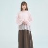 nomo ꕤ 雲柔漫步！蕾絲棉質鬆緊長裙（S/M/L）咖