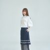 nomo ꕤ 舞動飛揚！下擺荷葉設計牛仔裙（S/M/L）