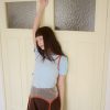 nomo ꕤ 柔光日常！2way撞色長版/短版背心（S/M/L）透膚
