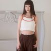nomo ꕤ 柔光日常！2way撞色長版/短版背心（S/M/L）透膚