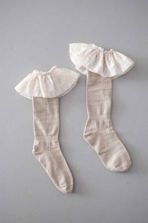 DSCF1651 nomo + oring ꕤ 百變日常!可拆式長襪/大腸圈 米杏x花花
