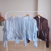 nomo ꕤ 遮陽島嶼！抗UV雙拉鍊荷葉連帽防曬外套（S/M/L）格子