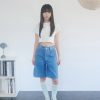 nomo ꕤ 午後果香！櫻桃刺繡口袋設計短袖上衣（S/M/L）白